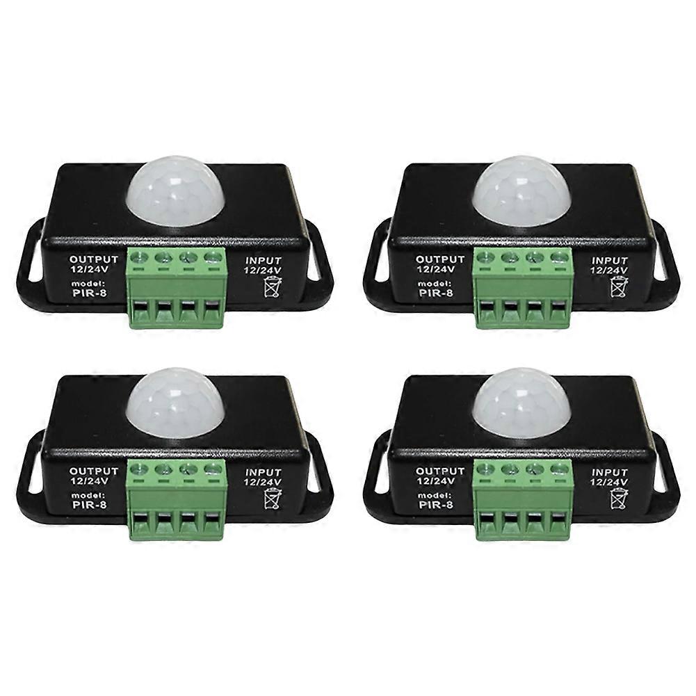 LED Motion Sensor 12V/24V DC, Motion Sensor Body Infrared Motion PIR Sensor Switch Automatic Wireless Light Bulbs Dimmer