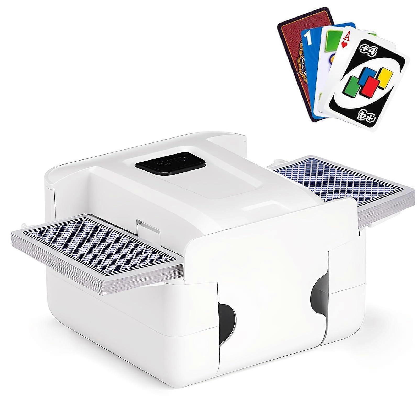 Smart Automatic Card Shuffler Rechargeable Built-In 2000Mah Battery NEW