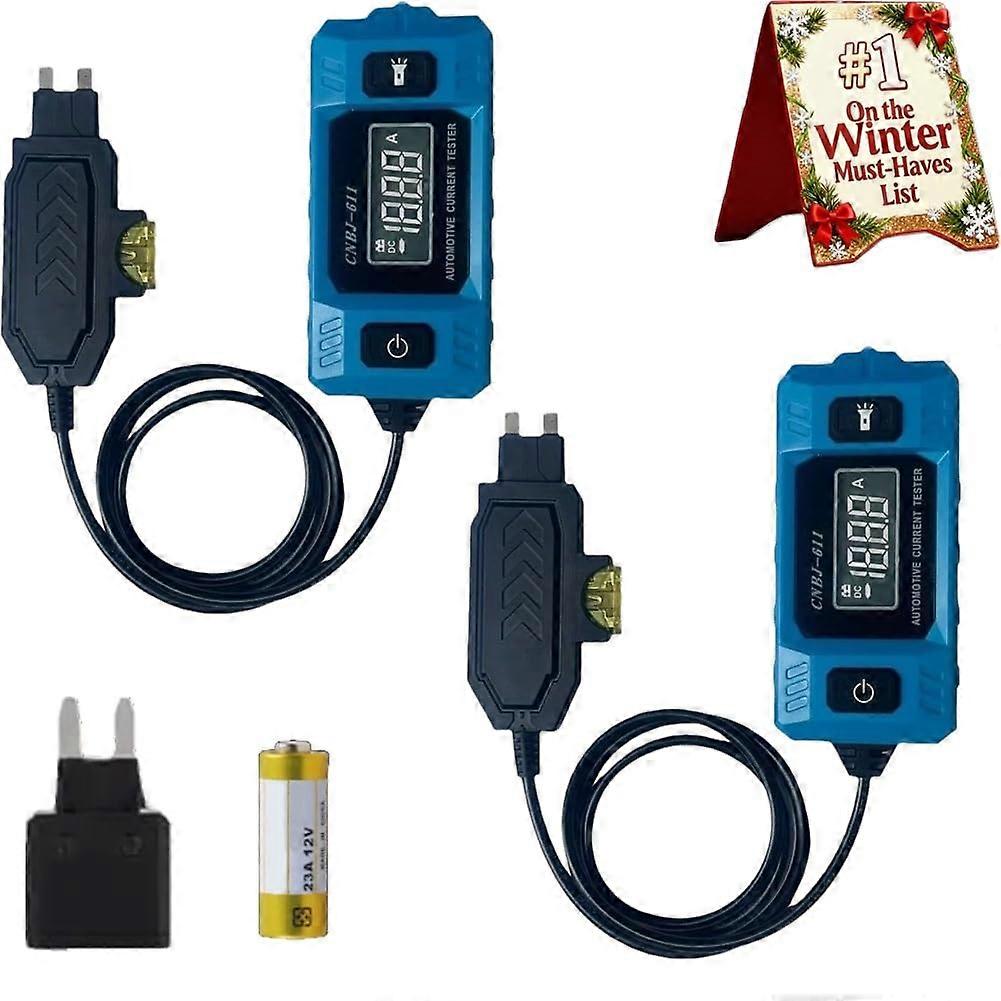 Automotive Circuit Tester 12V 24V with LED and Buzzer, Car Electrical System Diagnostic Tool 2pcs