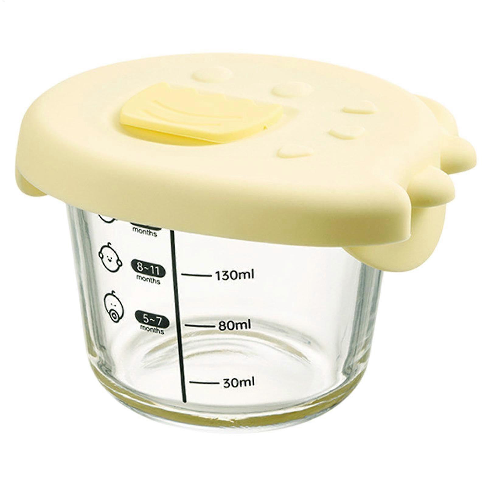 Glass Food Storage Containers with Lids 230ml Cartoon Dinosaur Design for Meal Prep