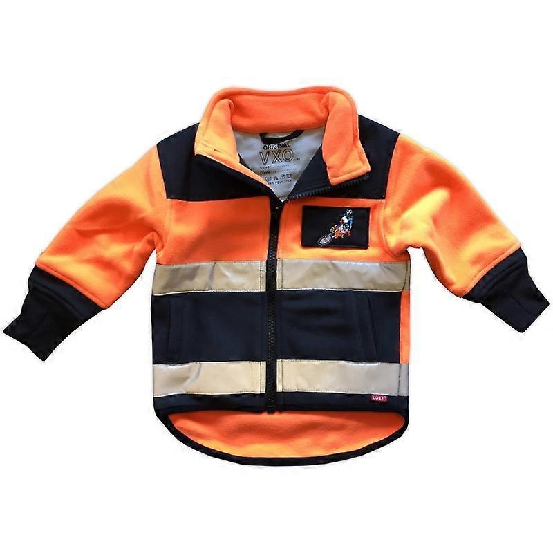 Jacheta fleece cu Loxy Reflector Orange
