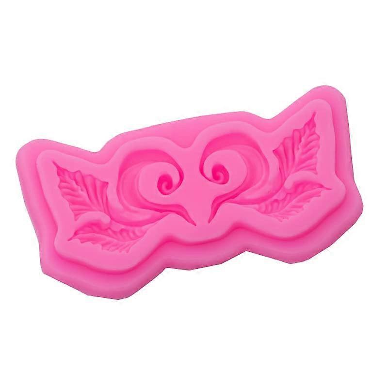 Silicone Fondant Mold 2Pcs Embossed Baking Molds for Cake Decorating Chocolate Candy Making