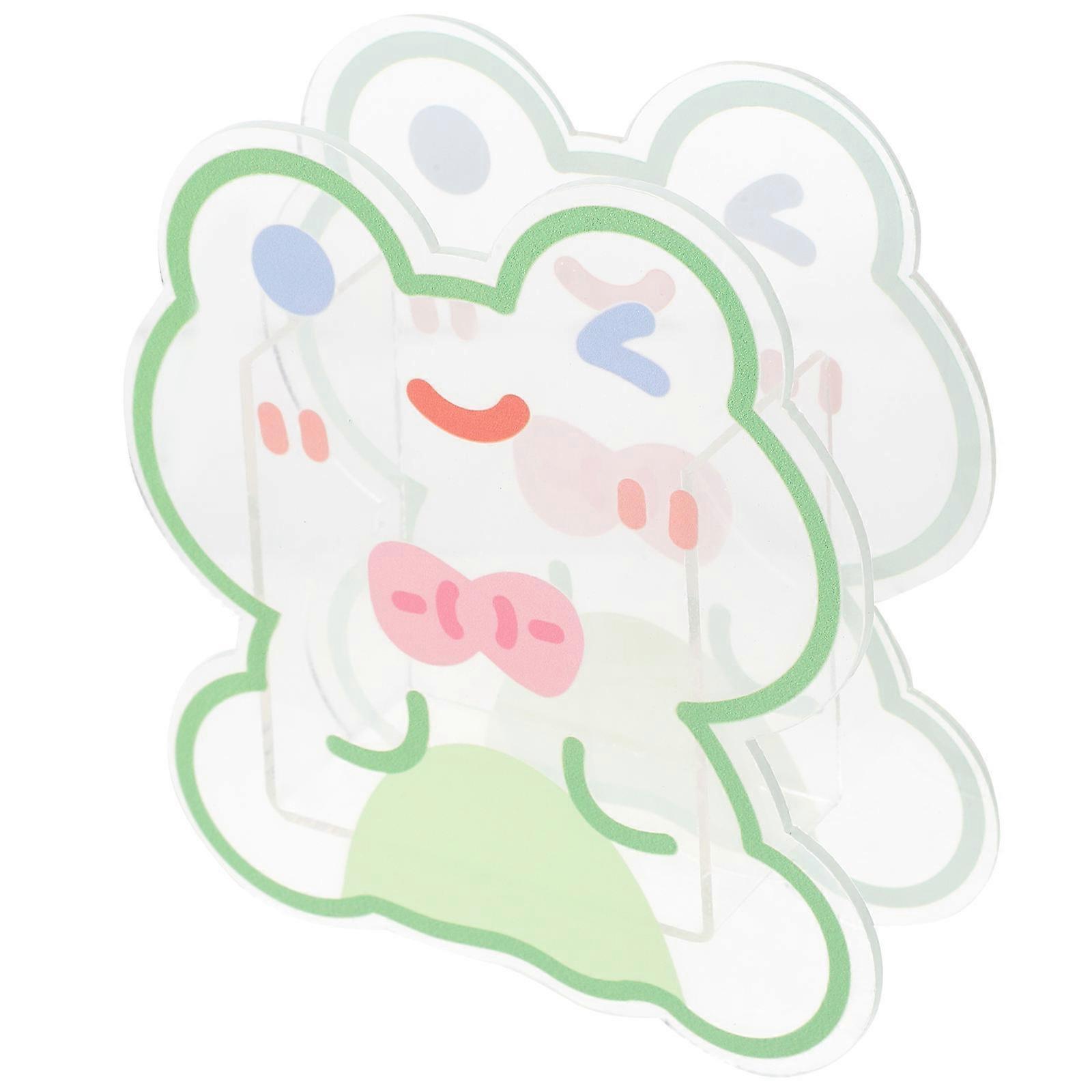 Multi Function Pen Holder Transparent Animal Shape Pencils Pens 1Set