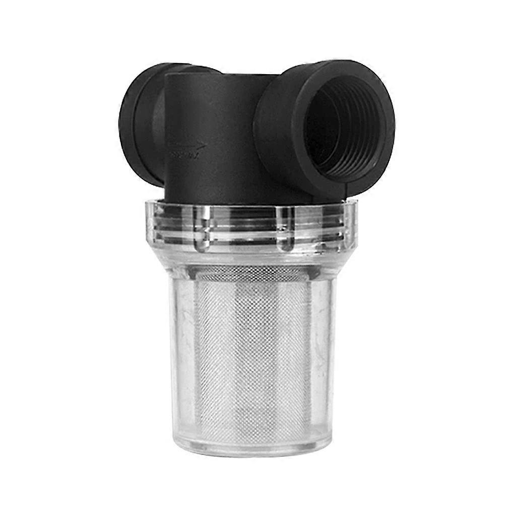 Flow Inline Mesh Water Filter 1/2 Inch Irrigation Pump Strainer for Garden Hose