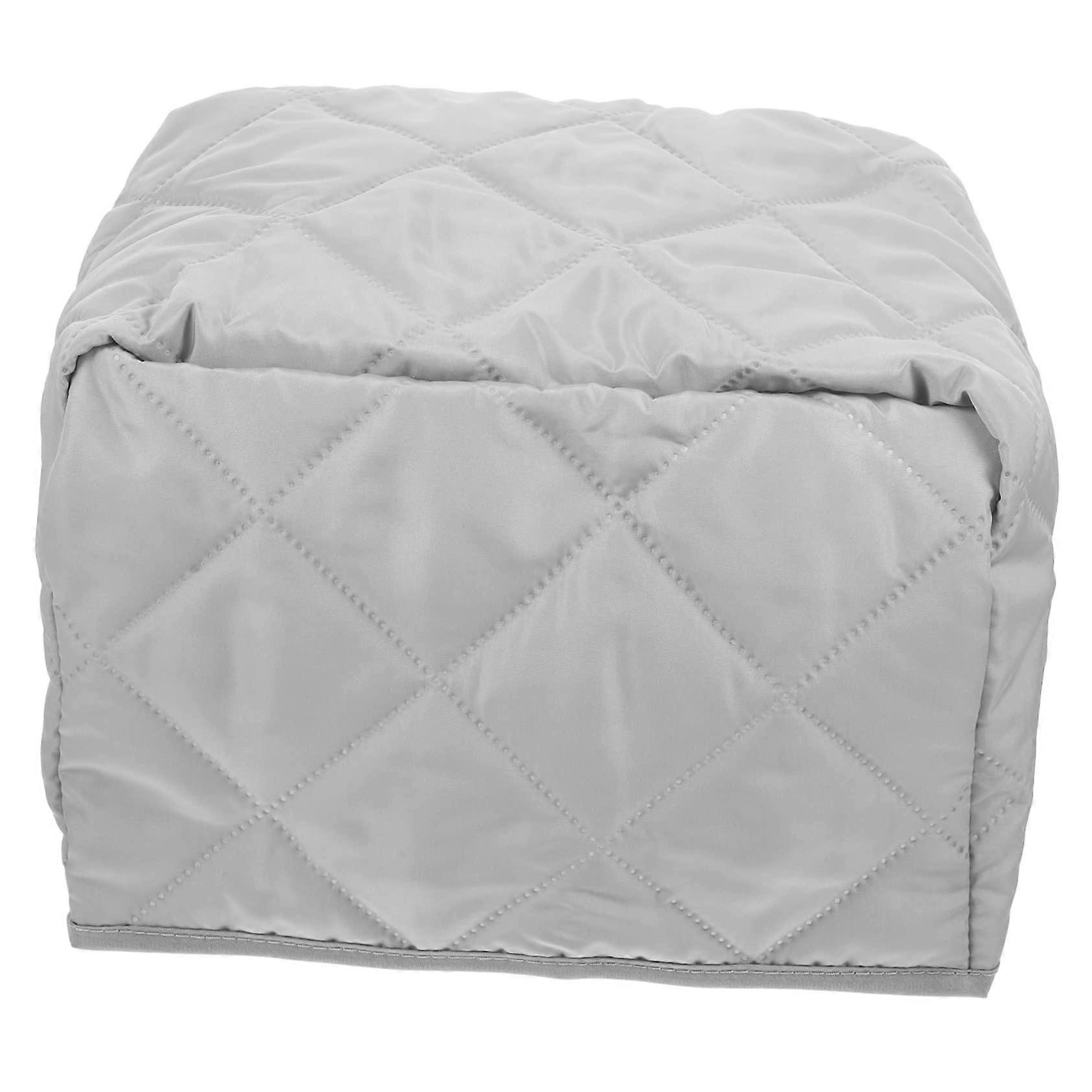 Dustproof Toaster Cover for Kitchen Small Appliance Protection, Pet Scratch Prevention, Grey