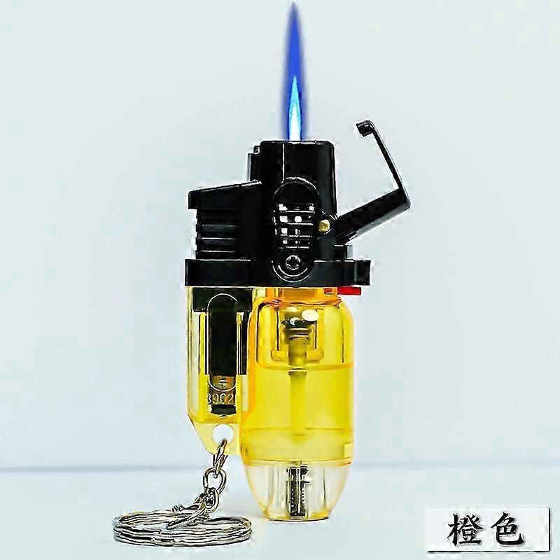 Mini perspective warehouse direct small welding gun inflatable lighter windproof lighter 2025
