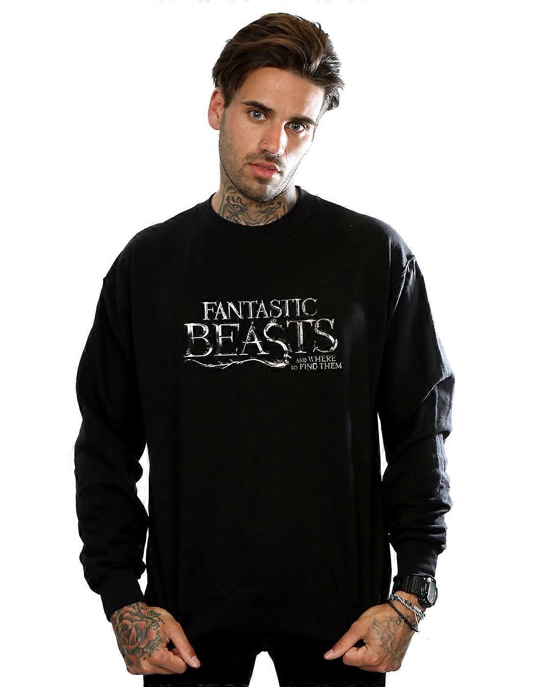 Fantastic Beasts Men's Text Logo Sweatshirt