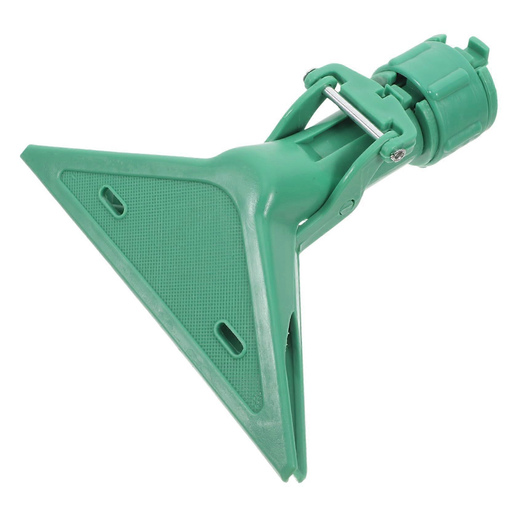 Adjustable Mop Head Clamp and Plastic Mop Handle Replacement Grip for Floor Cleaning, 1 Pack