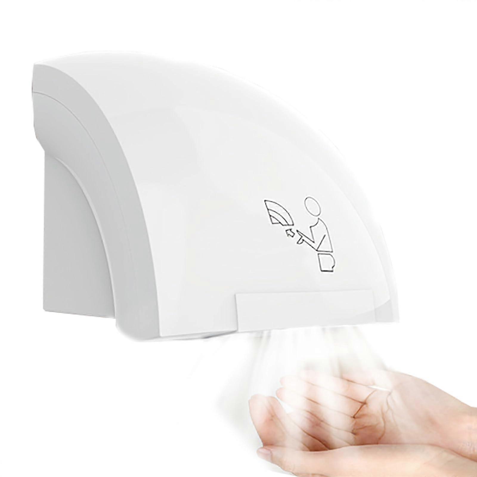 Automatic Hand Dryer with Touchless Sensor, Fast 10s Drying, Wall Mounted for Bathroom White
