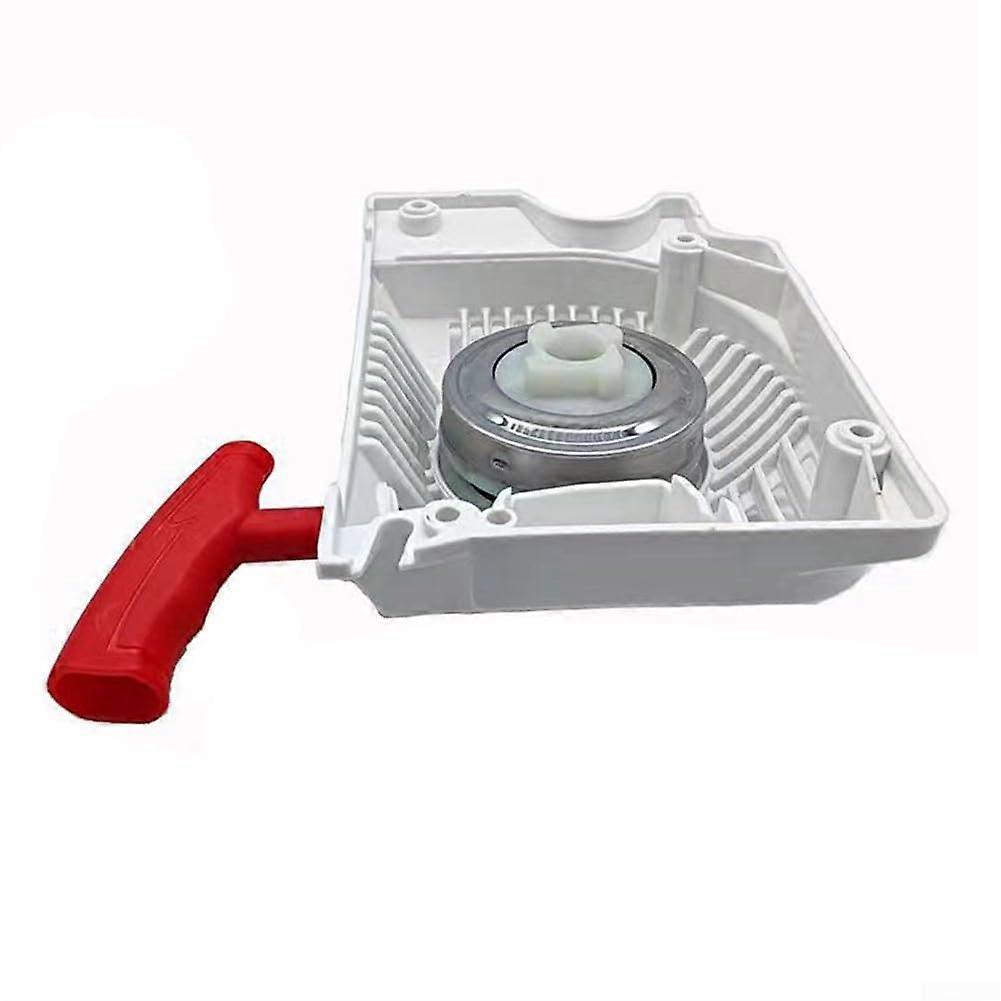 Chainsaw Starter Assembly with Bearing for 45cc 52cc 58cc, Hand Pull Recoil Starter Plate Double Spring