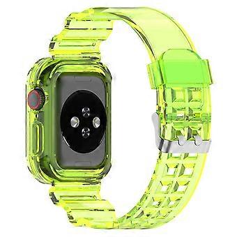Til Apple Watch Series 10 46mm integrert klokkerem med deksel, justerbar klokkerem