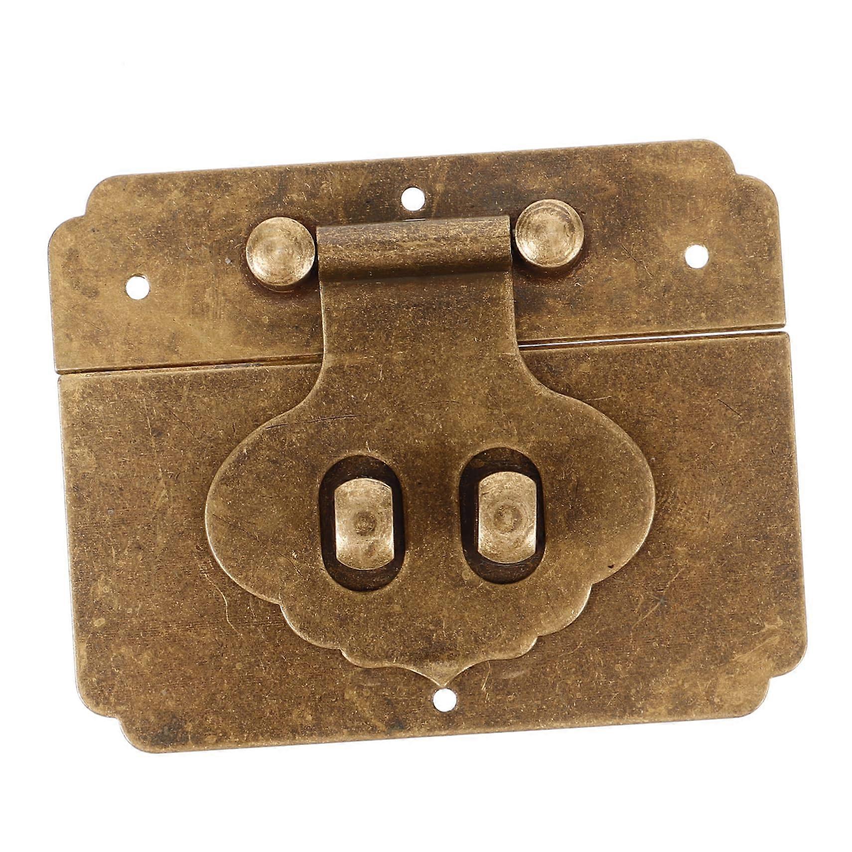 Brass Hasp Latch for Cabinets and Boxes Secure Closure Vintage Decorative Style Durable
