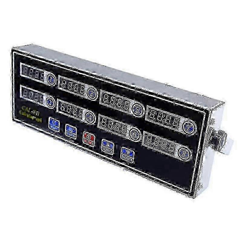 Commercial 8-Channel Digital Timer for Kitchen with Stainless Steel Calculagraph and Alarm Clock Function