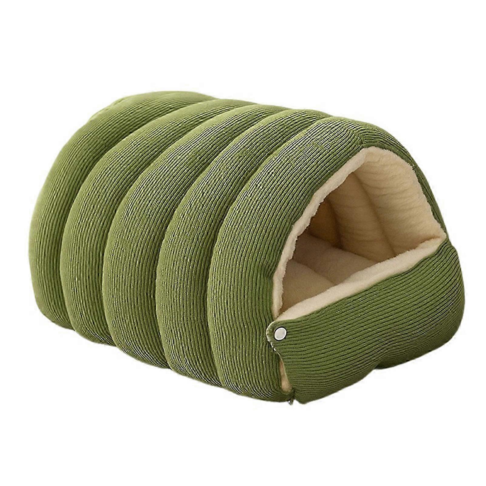 Cat Sleeping Bed for Winter Use Breathable Cozy Cat Cave Bed for Small Medium Pet