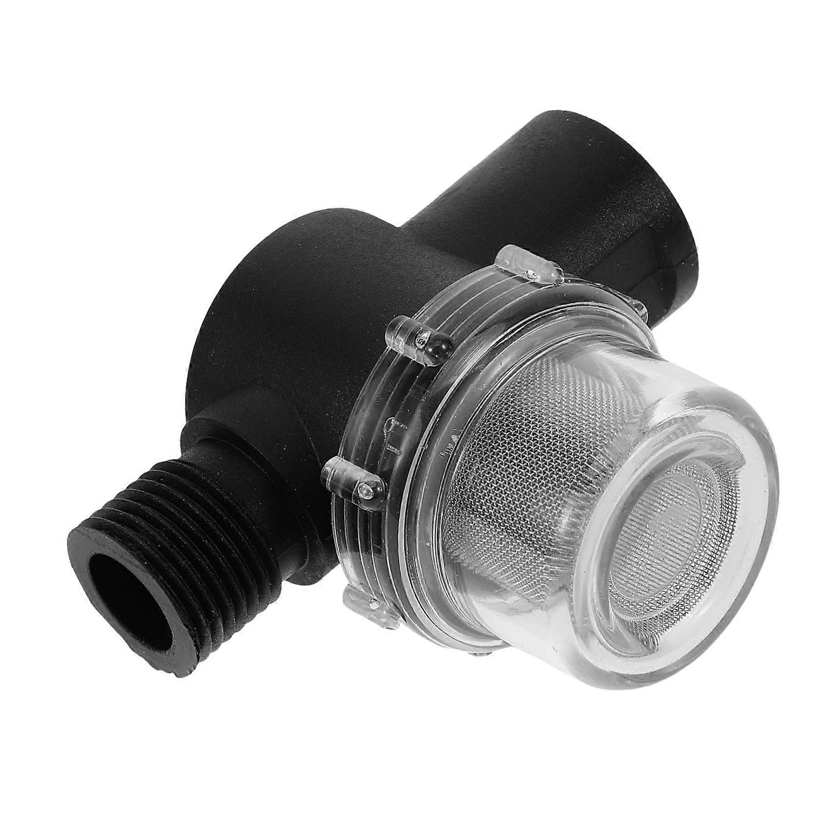 RV Water Pump Filter Strainer with 50 Mesh Screen for Camper Trailer Easy Installation