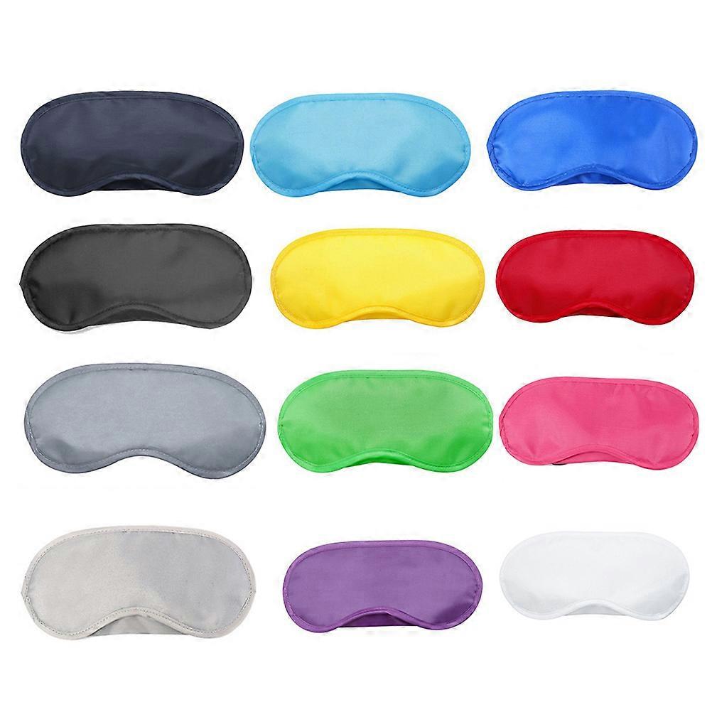 Sleep Eye Shade Polyester Eye Mask for Sleep Use 30Pcs Mixed Colors