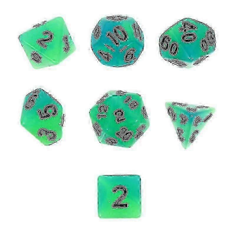 7pcs Polyhedron Dices