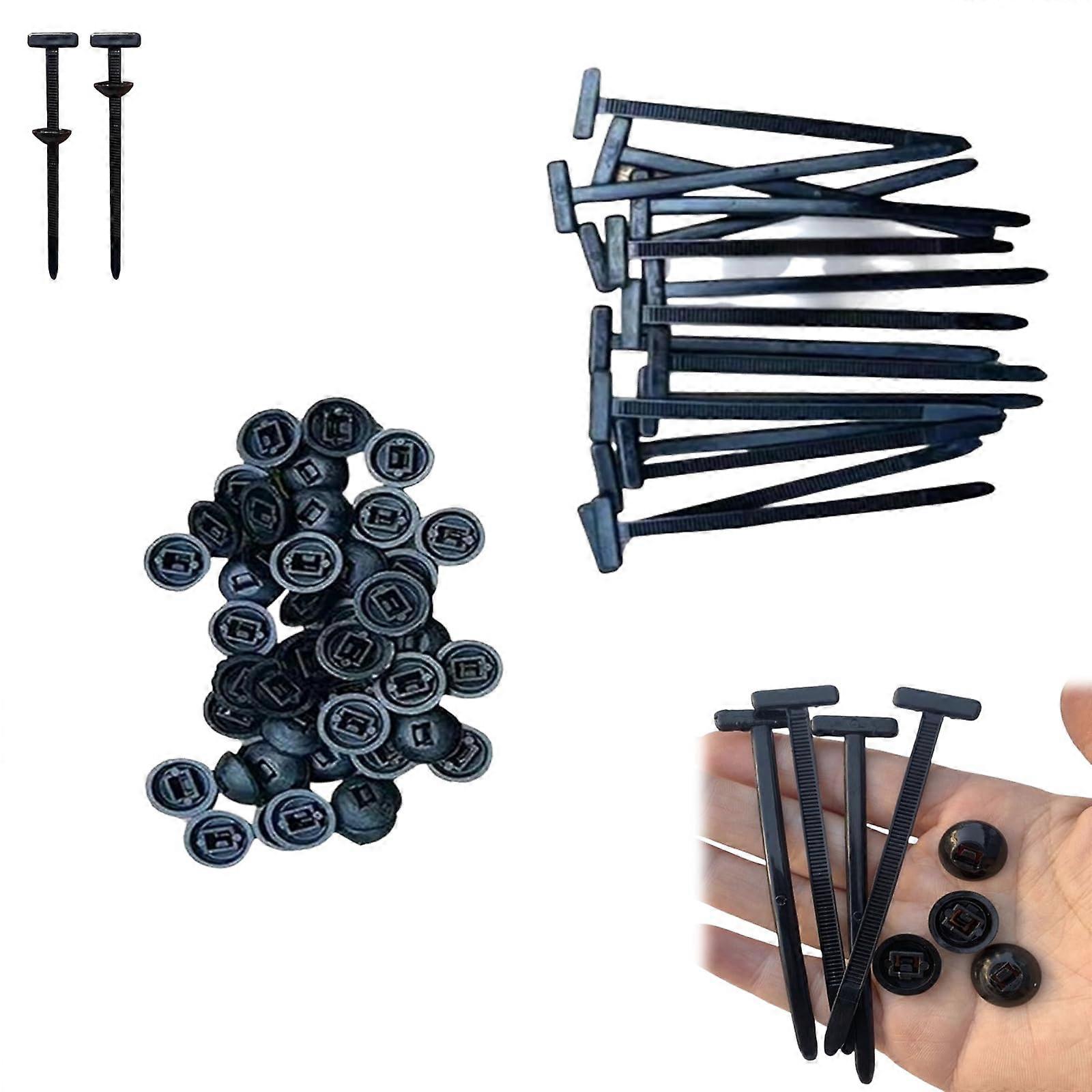 Heavy Duty Nylon Zip Ties with Cable Tie Buckles, SelfLocking for Auto , 50PCS