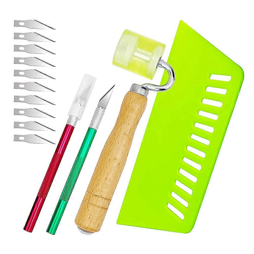 14Pcs Wallpaper Tools Squeegee Kit for Professional Wallpaper Installation