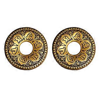Assorted Color Brass Ring Keychain Charm for Decor 2Pcs Premium Charm