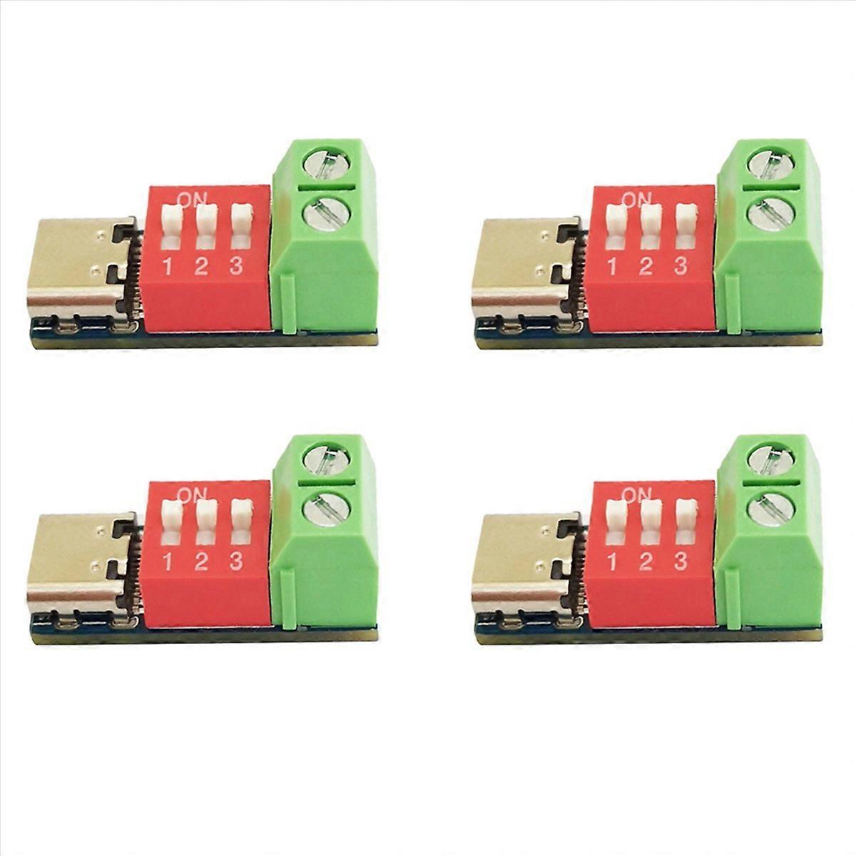 1PCS Type-C PD QC Trigger 5V-20V DC Adjustable Voltage Power Module