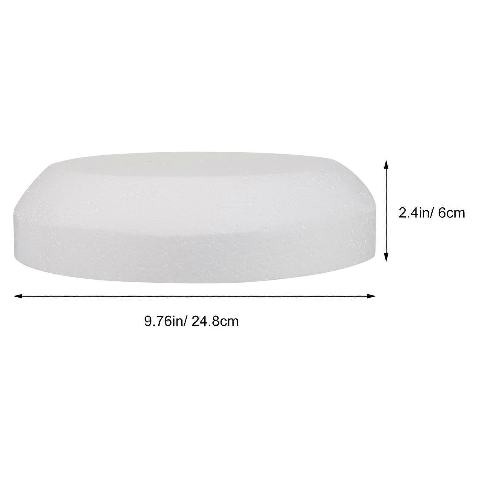 White Foam Cake Shape Mold for DIY Cake Decorating Exercise 1Pcs