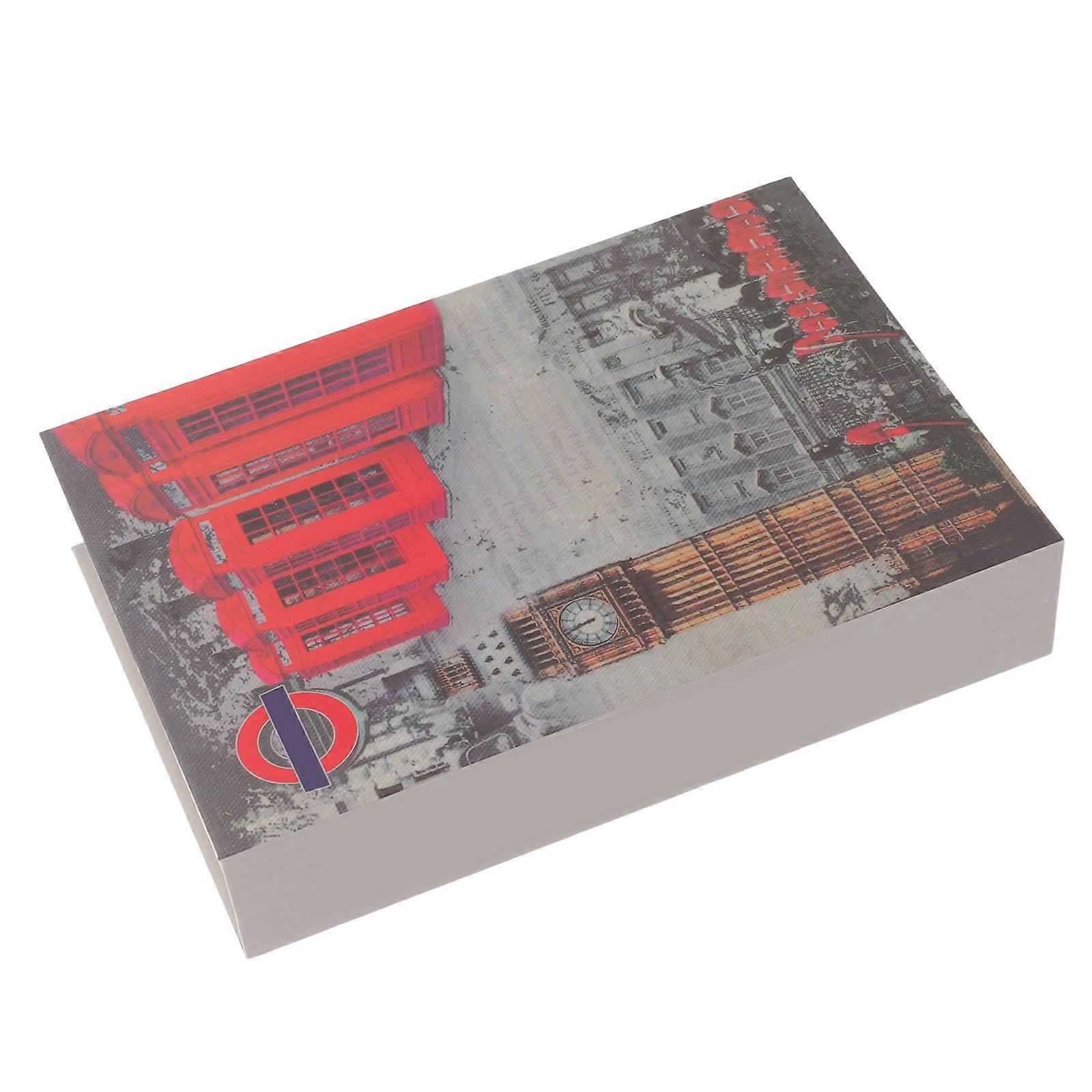 Retro Fake Book Box for Storage Use Featuring Password Lock