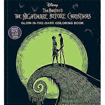 Disney: Tim Burton's the Nightmare Before Christmas Glow-In-The-Dark Coloring Book