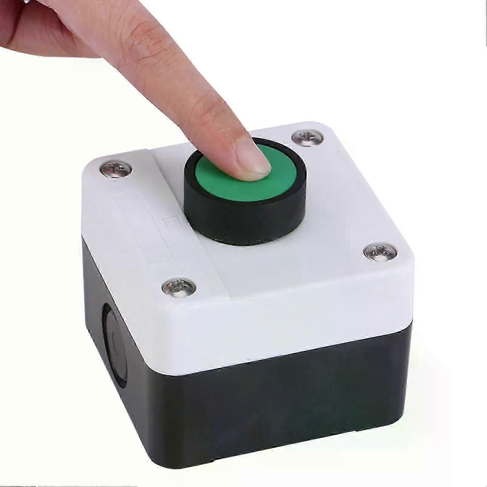 Weatherproof Green Push Button Switch One Button Control Box for Gate Opener