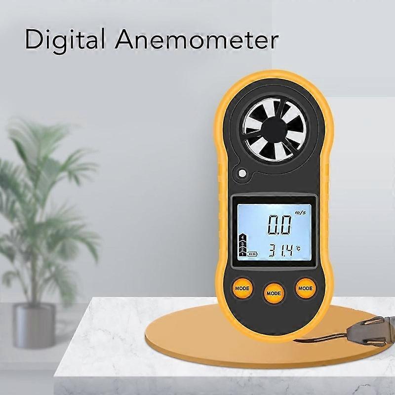 Speed Screen Digital Temperature Wind Anemometer Wind Meter LCD Handheld Gauge