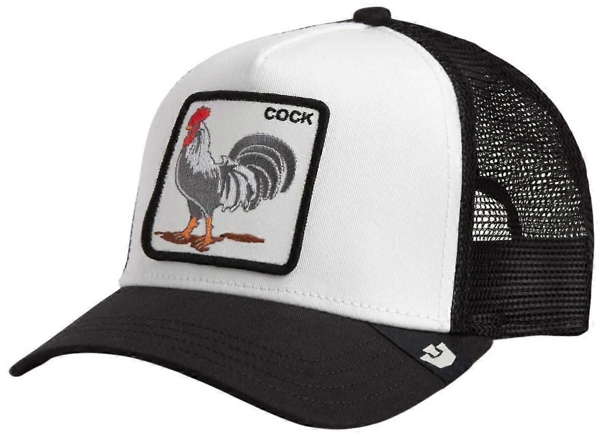 Goorin Bros Rooster Trucker Hat - Dust White/Black Void