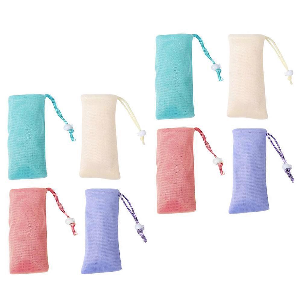 Drawstring Soap Holder Bag for Shower 24Pcs Exfoliating Mesh