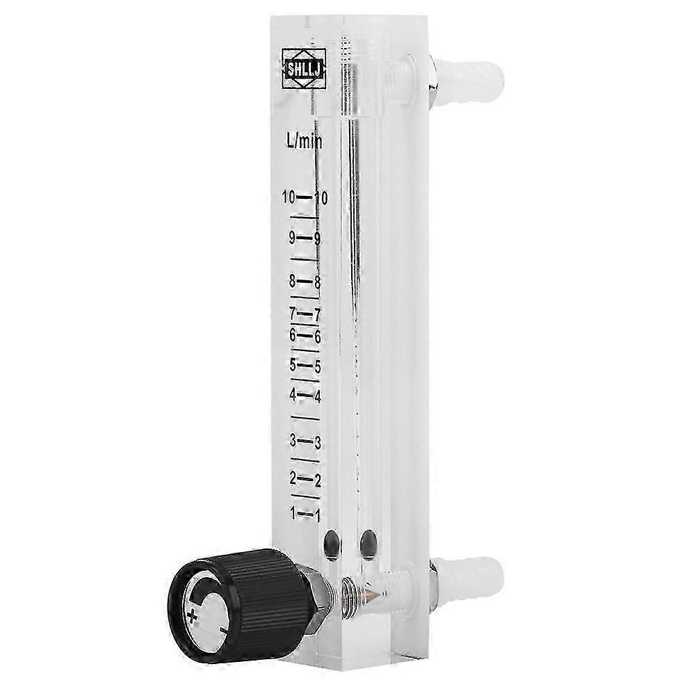Gas Flow Meter, 1-10 LPM Flow Meter with Regulating Valve