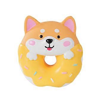 Latex Squeaky Donut Toy – Bite Resistant Animal Shape – for Aggressive Chewers