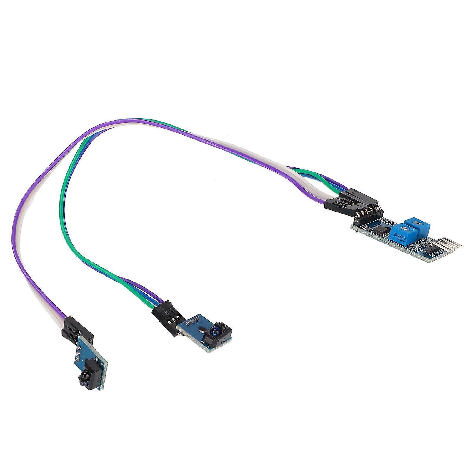 2 Way Tracing Module Black White Line Detection Obstacle Avoidance Sensor for Smart Car
