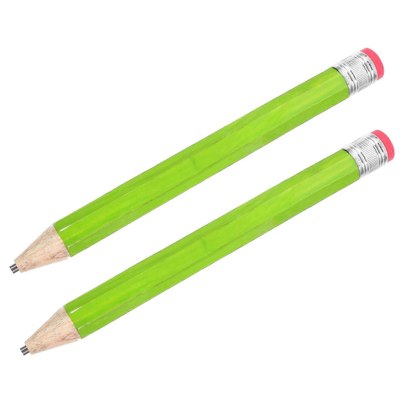 Giant Working Pencil 33cm Length Large Props 2Pcs