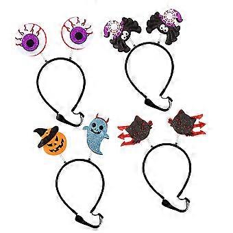 Pet Halloween Headdress 4Pcs Headband Festival Costume for Pets
