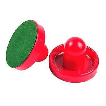 2PCS 96mm Air Hockey Pushers Pucks Replacement For Game Tables Goalies Header Kit Air Hockey Equipment Accessories(Red)