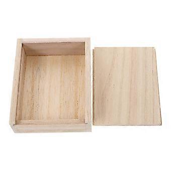 Poker Card Box Wooden Holder for with Creative Card Storage Design