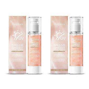 SPF42 Shimmer Sunscreen for Face Body Broad-Spectrum Sun Shielding Protection Sunscreen for Men Women_mpn