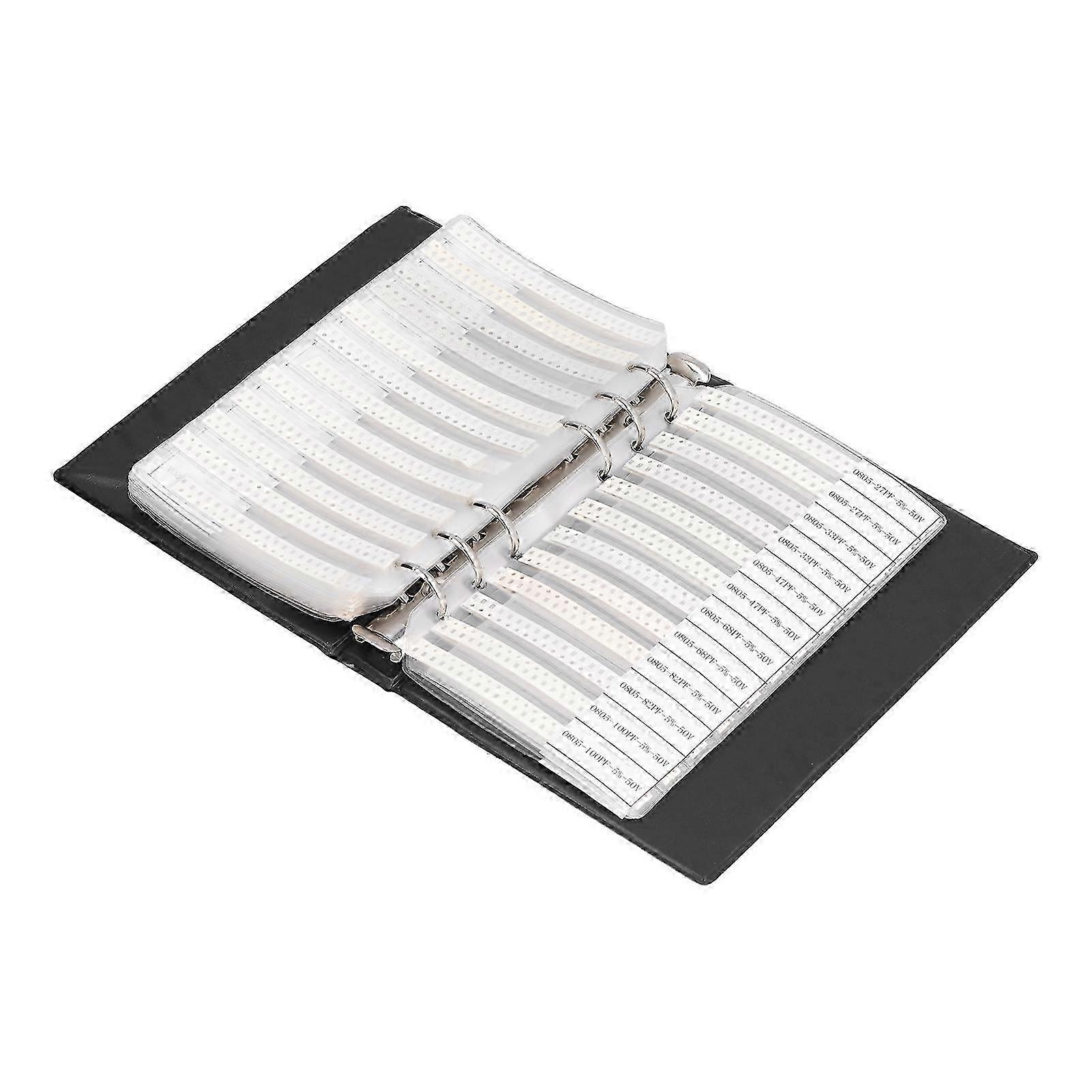 Capacitance Sample Book Portable Ceramic Assortment Kit compatible with Breadboards 92 Kinds 0805
