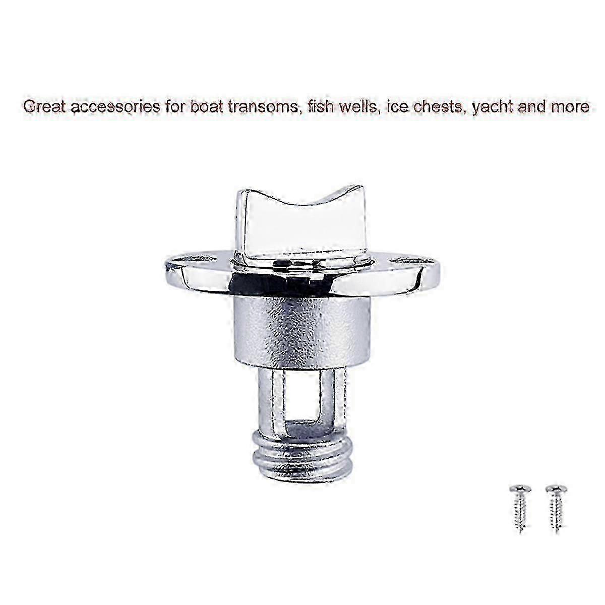 Boat Garboard Transom Hull Drain Plug Socket Bung, 2 Marine drain plug