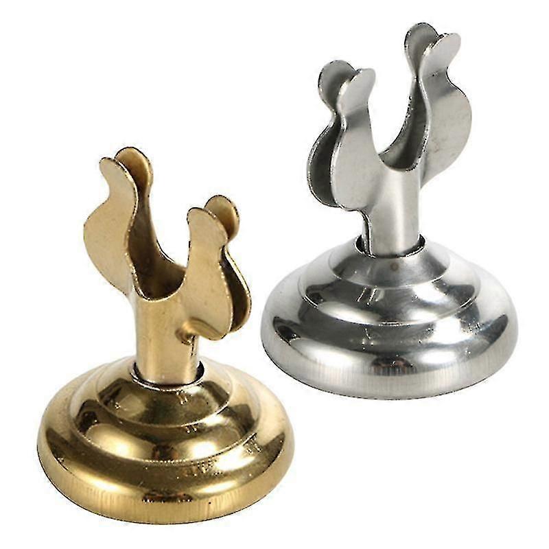 Display Notes with Style using 2pcs Stainless Steel Note Holder