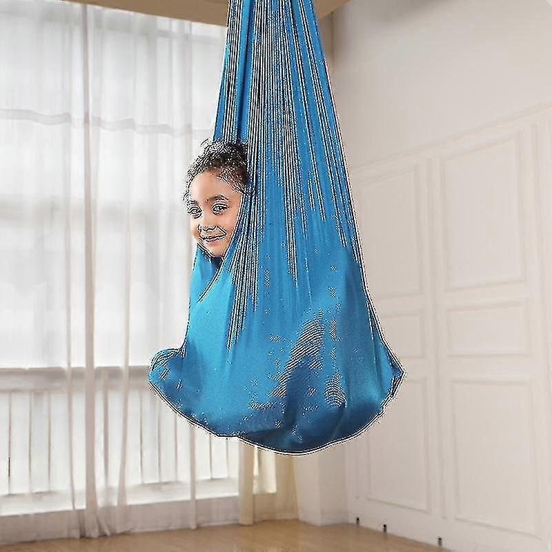 Barn 360 Swing Hängmatta Terapi Sensorisk gunga för pojkar flickor - Elastisk kramgunga