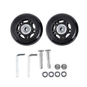2 Set Bagage Koffer Vervanging Wielen Assen En Moersleutel Reparatie Set Od 68mm