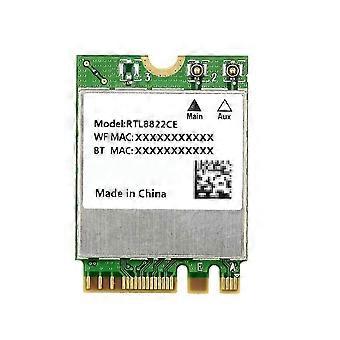 RTL8822CE Wireless NIC WiFi 5 2.4G/5GHz Dual-Band Bluetooth 5.0 NGFF Interface High Speed Low Laten