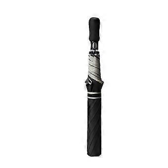 CKKNILV Compact 8 Rib Travel Umbrella, Double Wind Resistant Design, Semi Automatic Folding Solid Colour