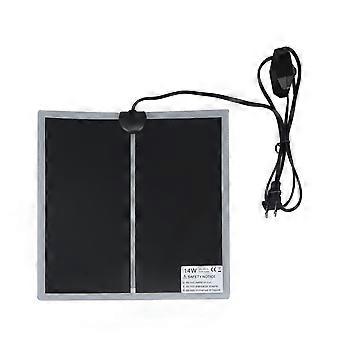 Reptile Terrarium Heat Pad Rapid Heating US Plug 110 to 120V Waterproof Adjustable Temperature Reliable for Home Living Room Office 14W