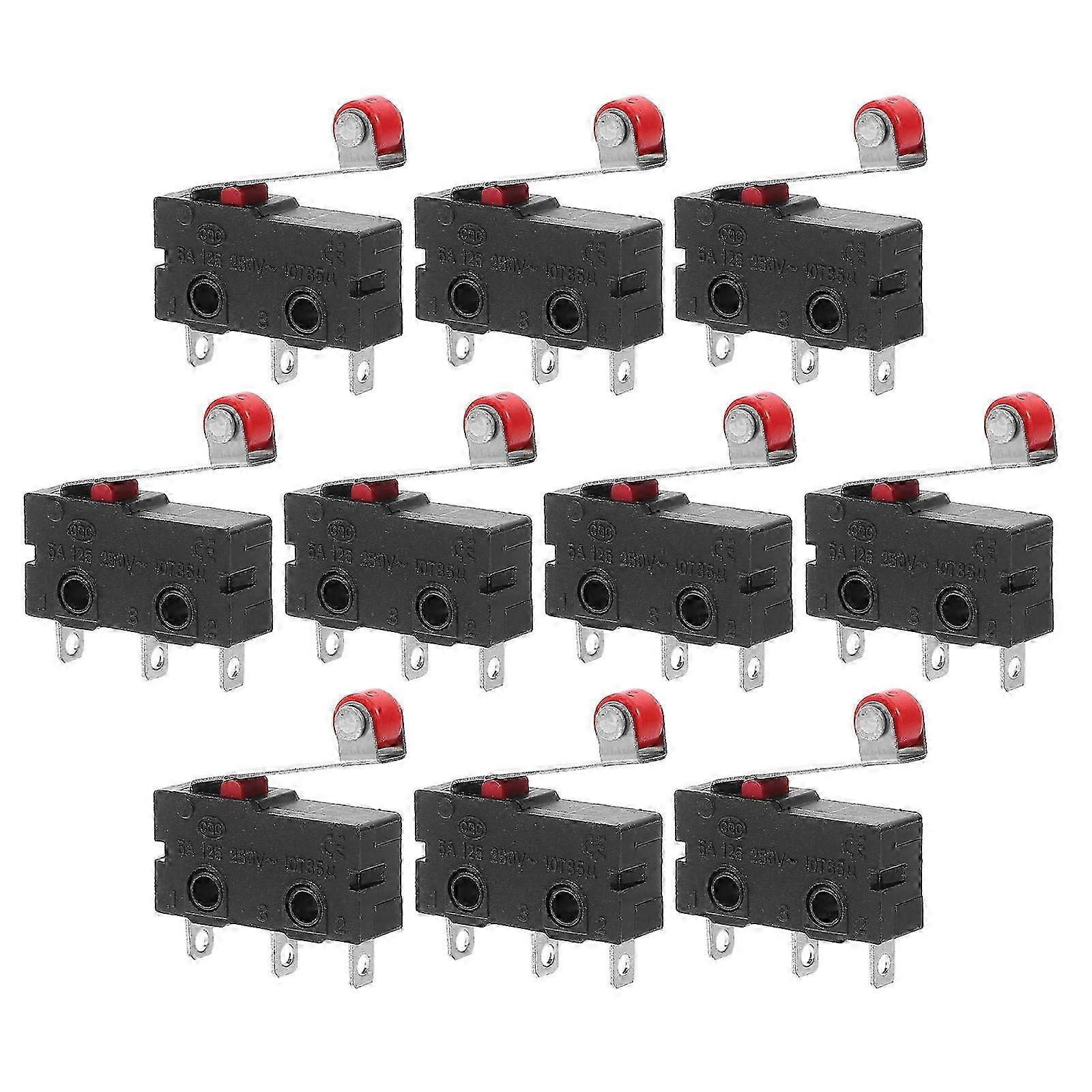 Limit Microswitches Limit Switch Spdt Snap Action Electronics Applications 10Pcs