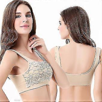 Wireless Lace Genie Bra Breathable Shockproof Sports Bralettes for Fitness Yoga